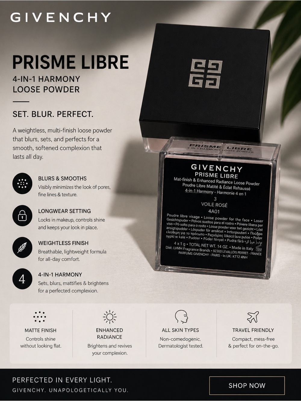 Givenchy Prisme Libre Loose Powder - 3 Voile Rose